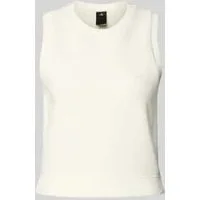 adidas Sportswear Top met labelprint en ronde hals