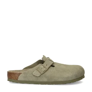 Birkenstock Boston Suede Clog sandalen
