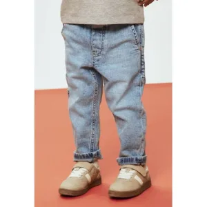 NAME IT MINI waist loose fit jeans medium blue denim