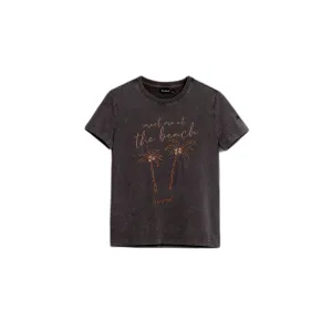 Dames-T-shirt Desigual Repris