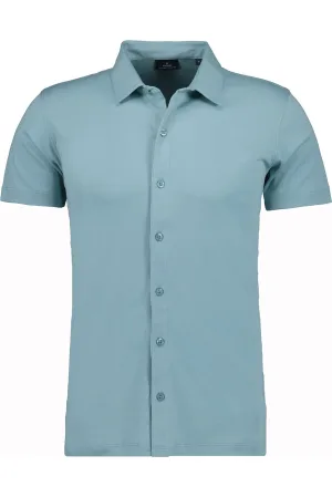 RAGMAN Overhemd Korte mouw groen