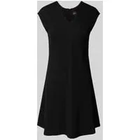 Boss Orange Licht uitlopende mini-jurk van viscosemix