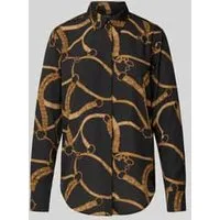 Lauren Ralph Lauren Regular fit blouse met blinde knoopsluiting, model ‘KRISTY’