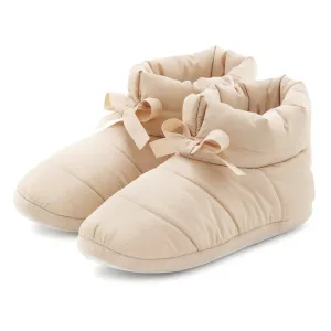 Vivance Pantoffels voor instappen, gestikte look, pluche, slipper, pantoffel vegan