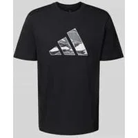 ADIDAS SPORTSWEAR T-shirt met labelprint en ronde hals