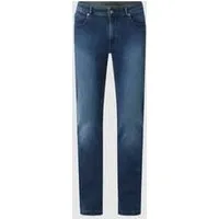 Christian Berg Men Straight fit jeans met merkdetail
