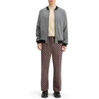 Scotch & Soda Reversible Jacquard Bomber Jacket Geo Tulip