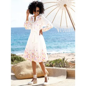 NU 25% KORTING: heine Gedessineerde jurk