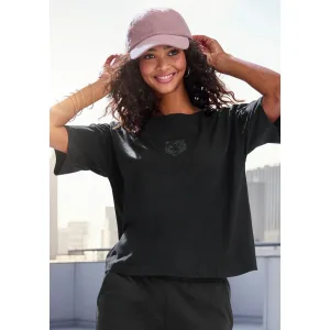 Buffalo T-shirt met een leuk borduursel