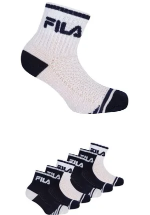 NU 20% KORTING: Fila Korte sokken JUNIOR BOY QUARTER SOCKS met verstevigde hiel en teen (6 paar)