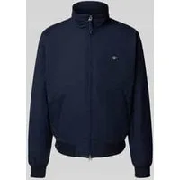 Gant Jack met opstaande kraag en labelstitching