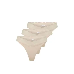 ONLY string ONLCHLOE (set van 3) beige