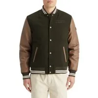 Scotch & Soda Varsity Jacket Heritage Green