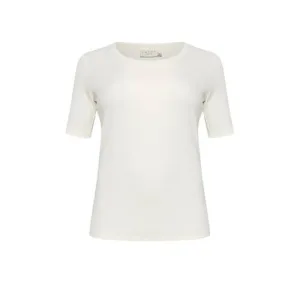 Kaffe Curve T-shirt wit