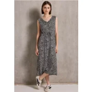 Street One Studio Dames Gedessineerde midi-jurk in Blauw