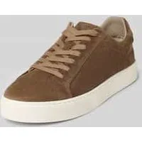 Marc O’Polo Lage sneakers van echt runderleer