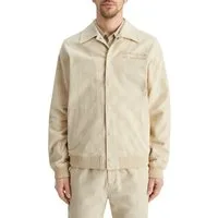 Scotch & Soda Check-patterned Corduroy College Jacket Parchment