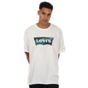 Levi’s B&T T-shirt met relaxte pasvorm voor heren, wit