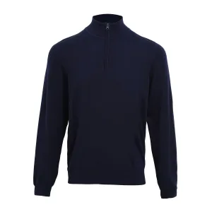 Premier Herenrits sweatshirt met halsopening (Marine)
