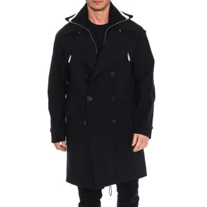 Dubbellaagse trenchcoat S74AH0094-S40320 man