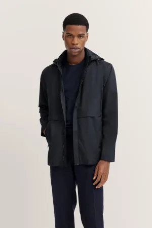 Bugatti Regenjack met afneembare capuchon