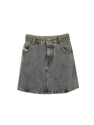 Diesel rok D4D Vrouw Grijs
