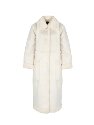 Guess jas Futrzany Vrouw Wit