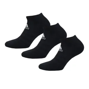Men’s adidas 3-Pack Cushioned Low-Cut Socks in Black