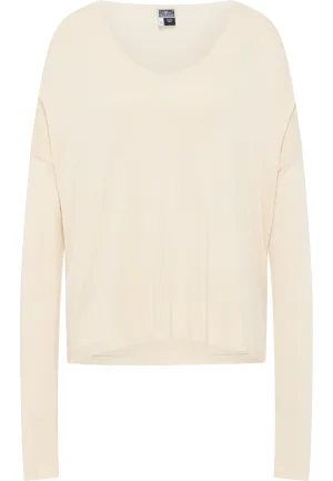 Dreimaster Gebreide trui Dames wolwit