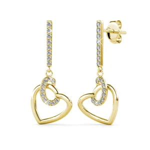 Allure Oorbellen – Goud en Kristal