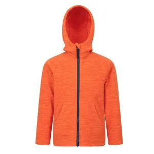 Mountain Warehouse Kinder/Kids Snowdonia Microfleece Full Zip Hoodie (Oranje)