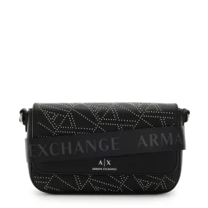Armani Exchange  – dames  Crossbody Tas van Polyester – Zwart