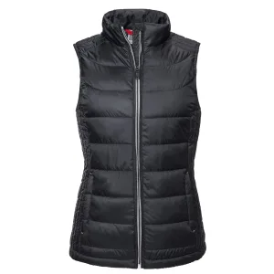 Russell Dames/Dames Nano Gewatteerde Bodywarmer (Zwart)