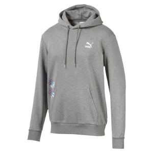 Puma Claw Pack Hoody Lange Mouw Grijs Heren Trui Katoen 595756 03