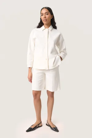 Denim blouse Loose fit Broken White