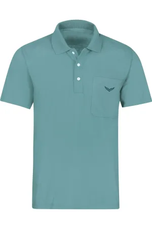TRIGEMA Polo shirt Korte mouw Zeewier