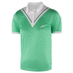 Asics Motion Dry Club Dames Groen Tennis Polo Top