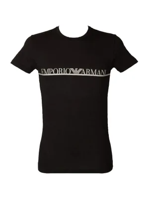 Emporio Armani T-shirt Met Ronde Hals Heren Blauw