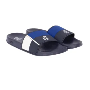 Crosshatch Heren Rentrays Sliders (NAVY/BLAUW)