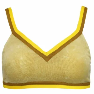 Puma x Rihanna Fenty Mouwloze V-Hals Bruin Dames Velours Gewaad Top 575736 03