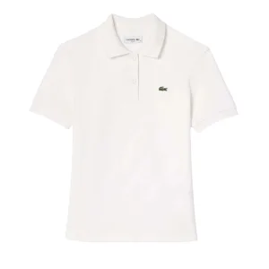 Lacoste Dames/Dames badstof Slim Poloshirt (Crème)
