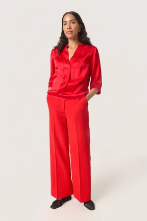 Blouse met korte mouwen Regular fit Salsa