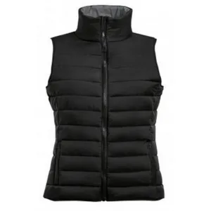 SOLS Vrouwen/dames Golfkussen Gewatteerde Waterafstotende Bodywarmer/Gilet (Zwart)