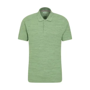 Mountain Warehouse Heren Dawnay Textured Pique Poloshirt (Groen)