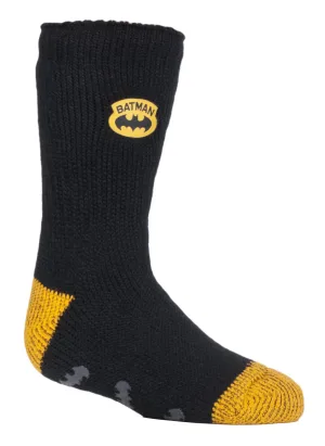 Heat Holders Karakter thermo pantoffelsokken voor kinderen – Batman