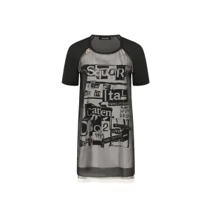 Dsquared2 zijden mini-jurk met print
