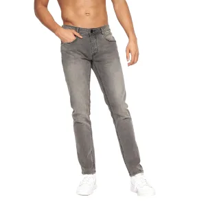 Crosshatch Heren Malcolm Slim Jeans (Lichtgrijze wassing)