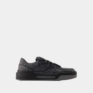 Sneakers New Roma – Dolce&Gabbana – Leer – Zwart