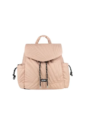 Mymo Rugzak met gewatteerd patroon Dames perzik