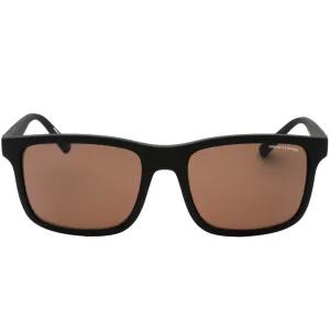 Armani Exchange bruine lens zwarte zonnebril